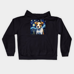 Parson Russell terrier Night Kids Hoodie